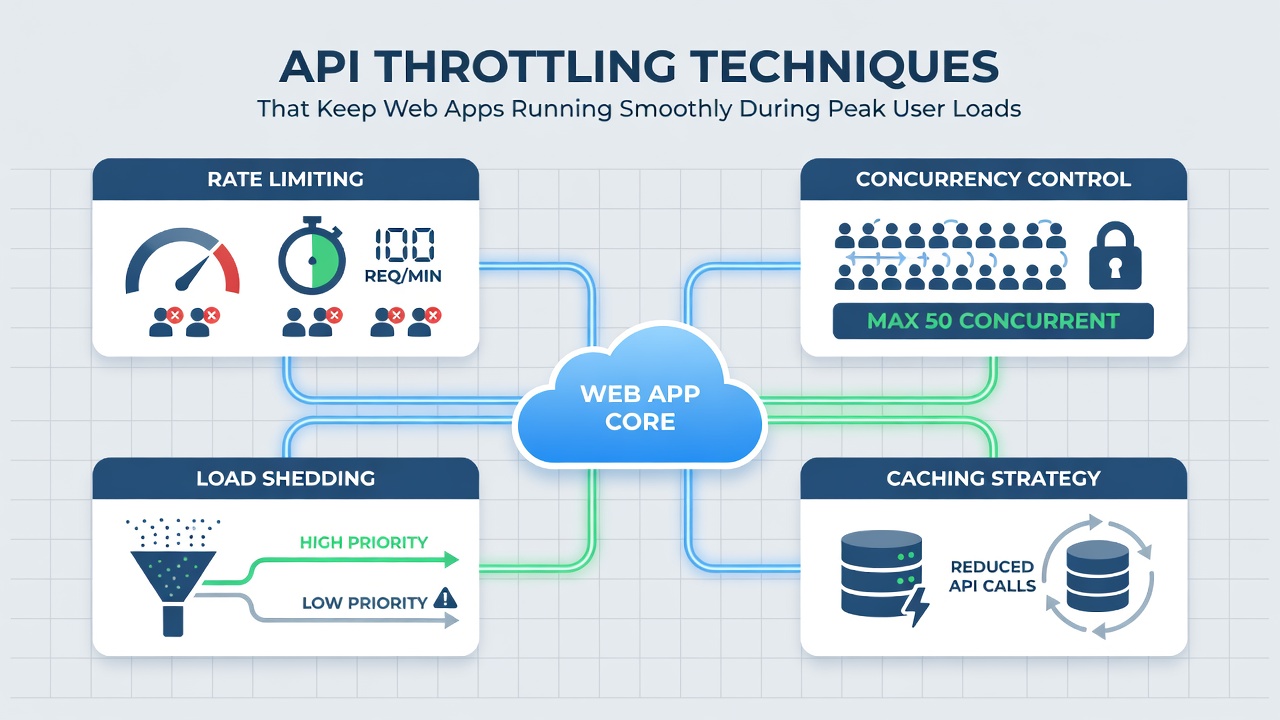 Chart comparing request patterns before and after sliding window throttling implementation