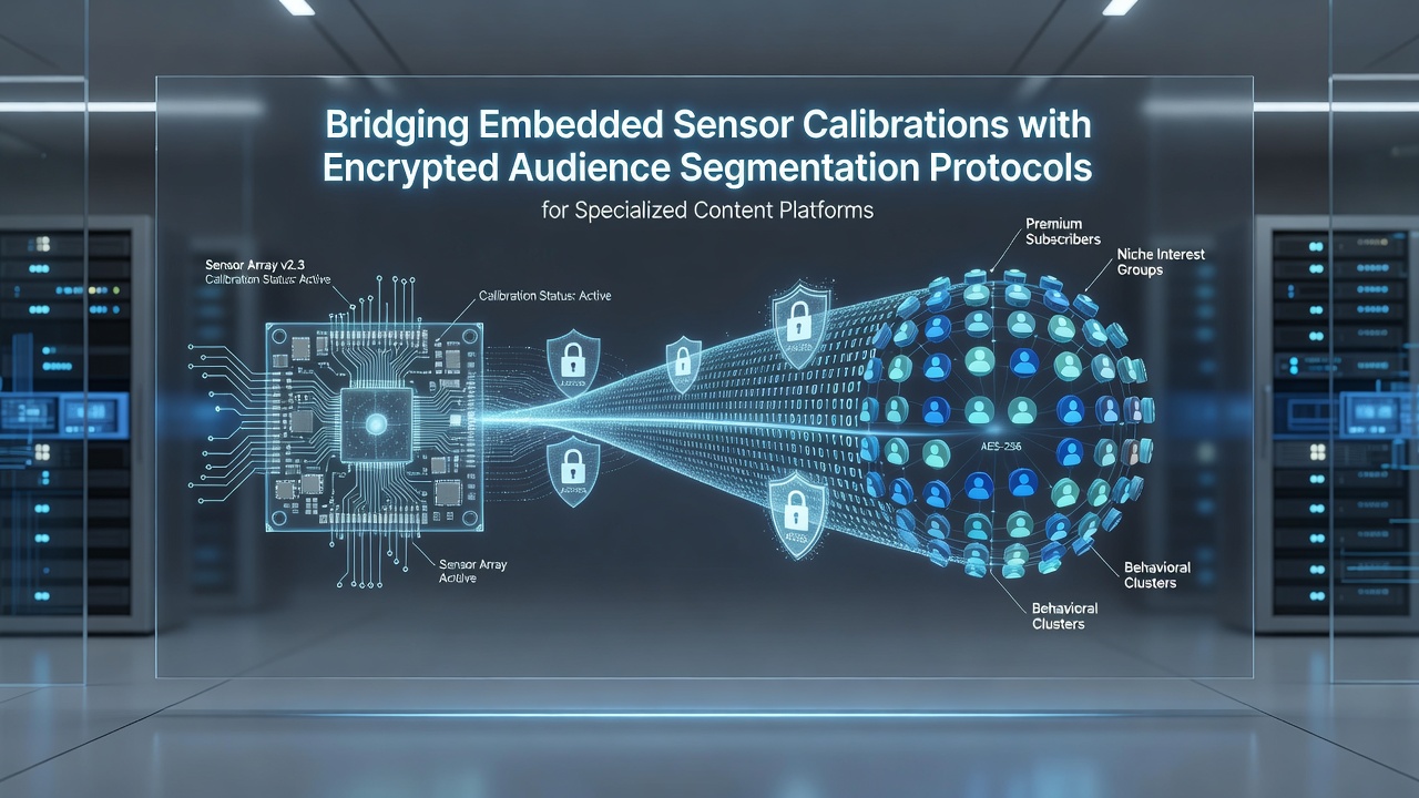 Embedded sensors integrated with secure data protocols in specialized content platforms