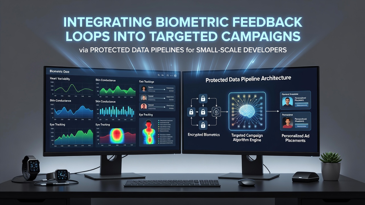 Biometric sensors from wearables feeding into secure data pipelines for campaign algorithms