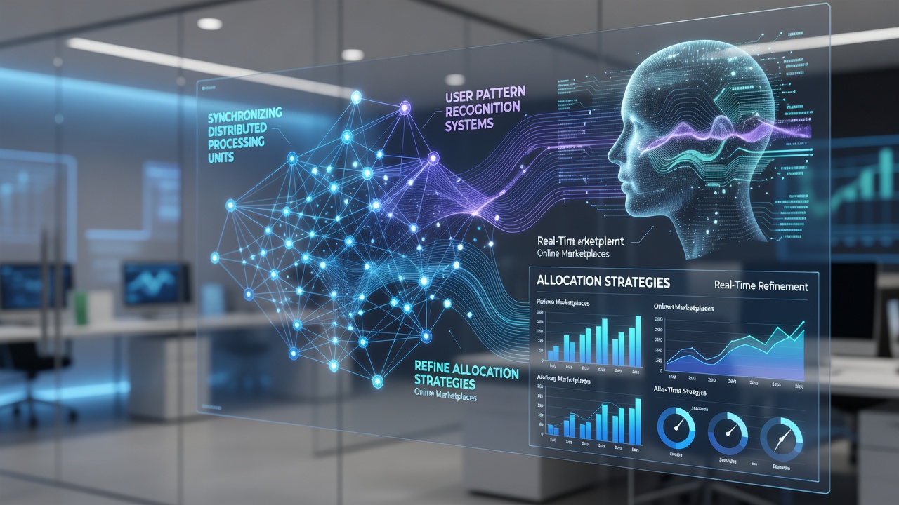 Distributed processing units integrated with pattern recognition interfaces in a cloud-based marketplace environment