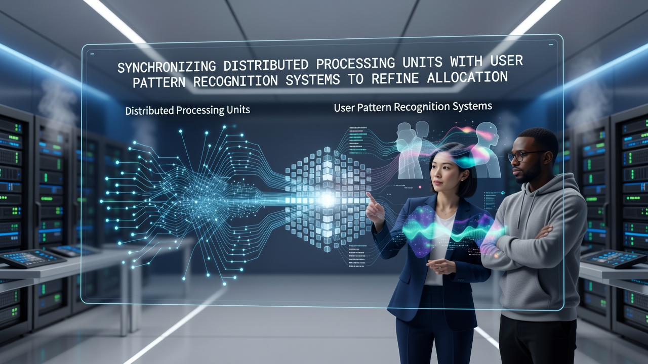 Visualization of pattern recognition data flowing into distributed processing nodes for allocation adjustments